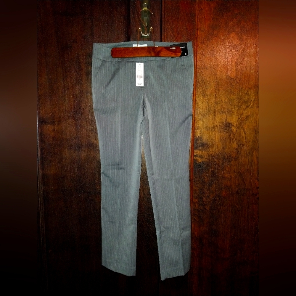 NWT New York & Co. Grey Slim Leg Trousers